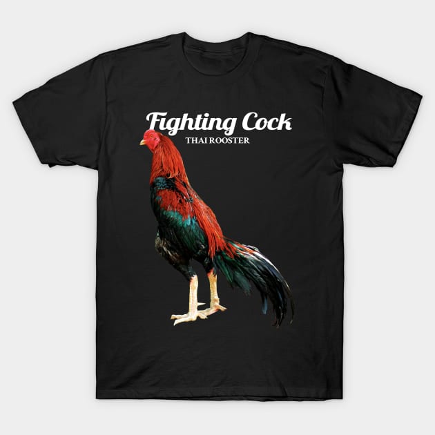 Thai Rooster T-Shirt by KewaleeTee